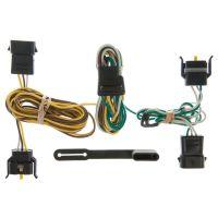 Trailer wiring harness with connectors and tool.