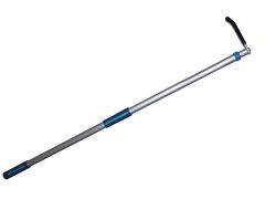 Telescoping pole with blue accents and black handle.