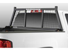 Black BackRack on white truck bed.