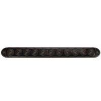 A long black bar with evenly spaced round lenses, suggesting a lighting or camera accessory.