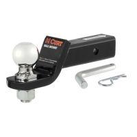 CURT ball mount hitch with ball and hardware.