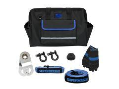 Superwinch recovery kit with bag and tools.