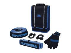 Superwinch recovery kit with bag and gloves.