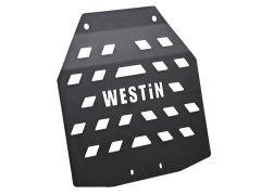 Black skid plate with "WESTIN" cut out.